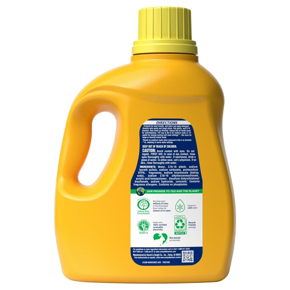 Arm & Hammer Liquid Laundry Detergent Clean Burst - 105oz/4pk