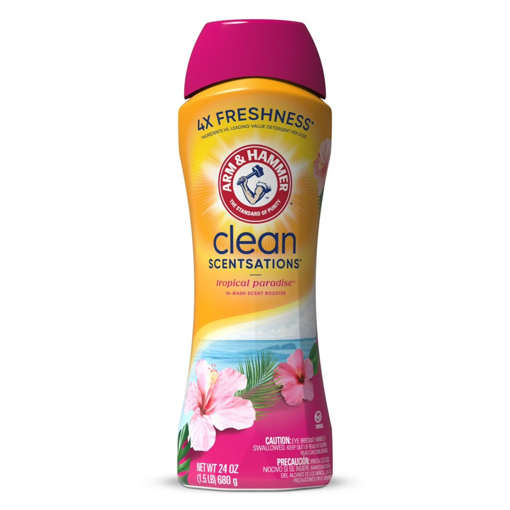 Arm & Hammer Scent Boosters Clean Scentsations Tropical Paradise - 24oz/4pk