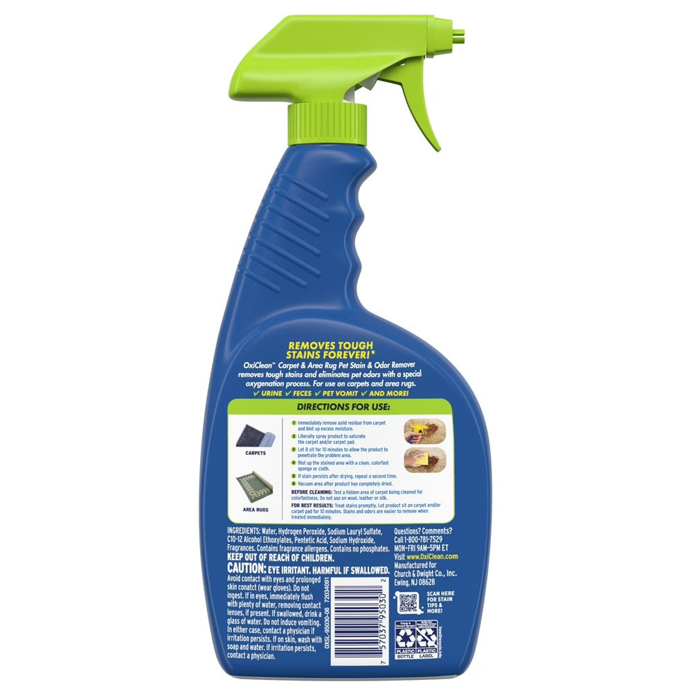 OxiClean Carpet Pet Stain Remover - 24oz/6pk