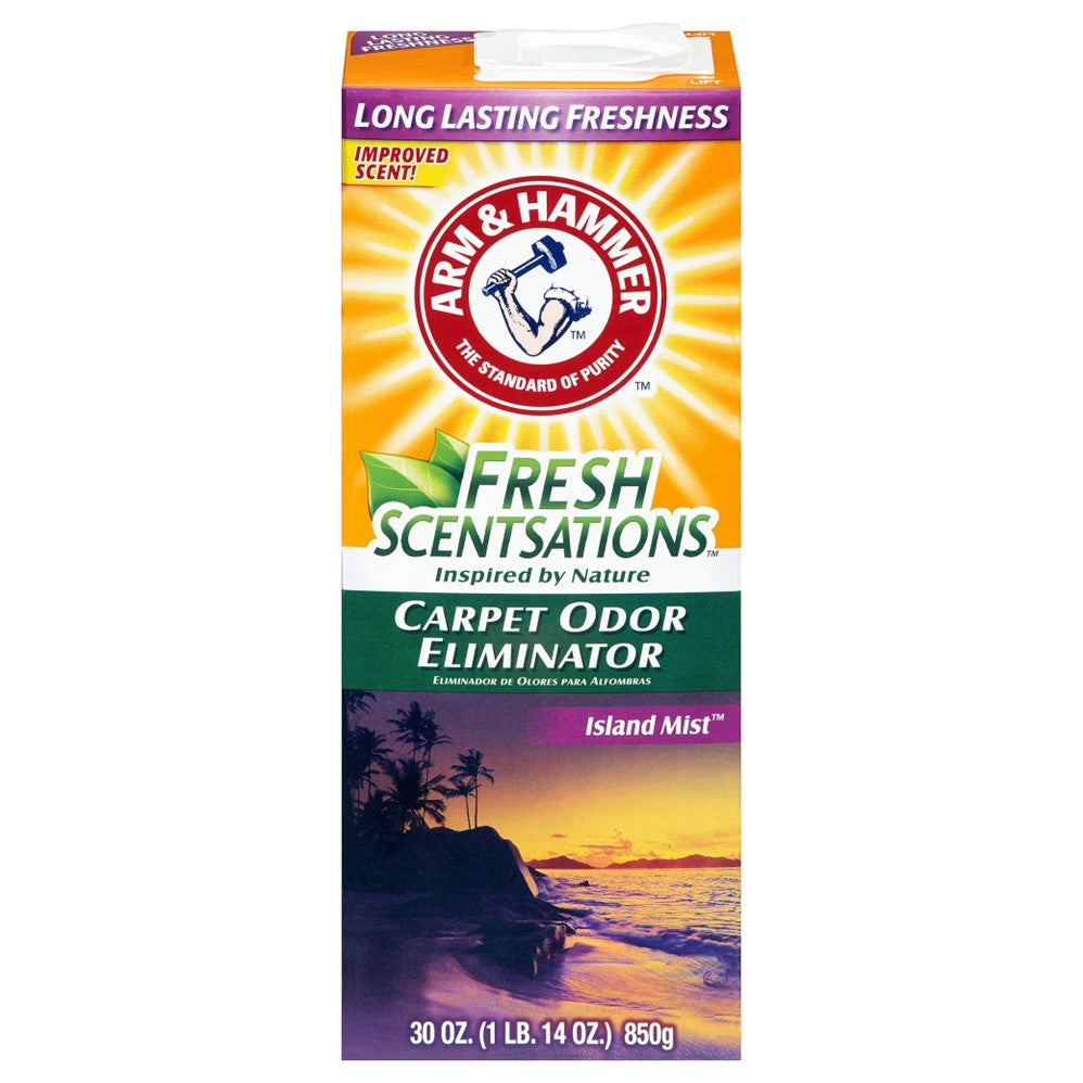 Arm & Hammer Carpet & Room Odor Eliminator Island Mist - 30oz/6pk