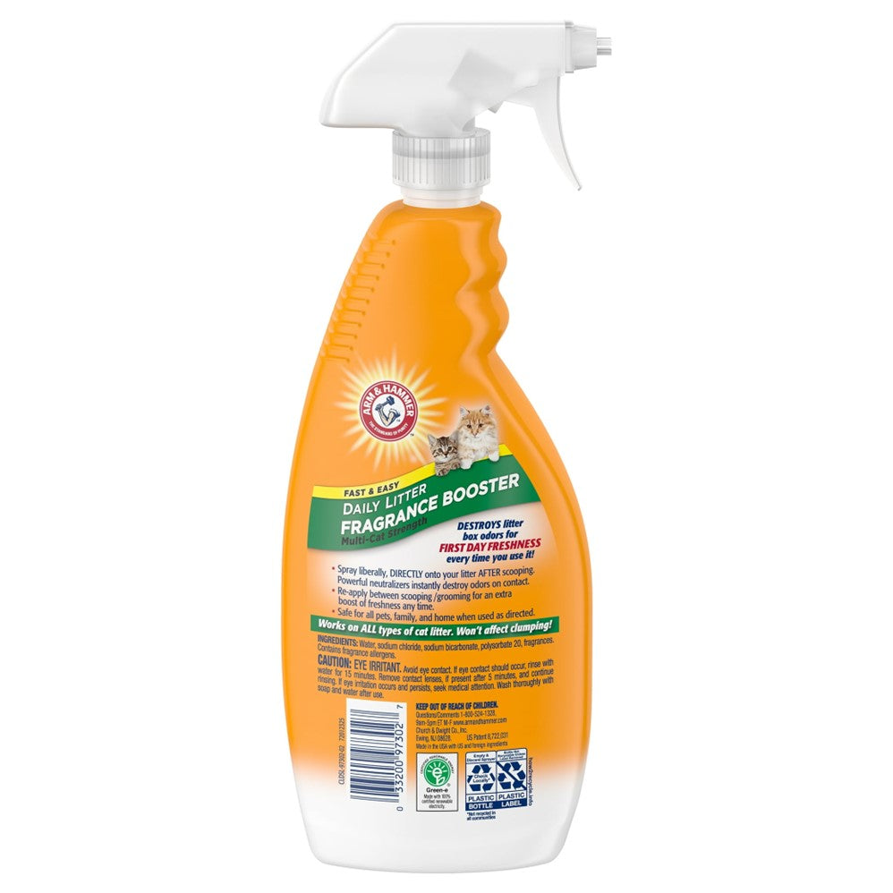 Arm & Hammer Cat Litter Deodorizer Fragrance Booster Spray - 21.5oz/8pk