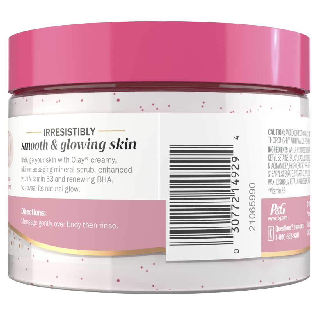 Olay Indulgent Mineral Scrub with essences of Wild Rose & Cherry - 11oz/12pk