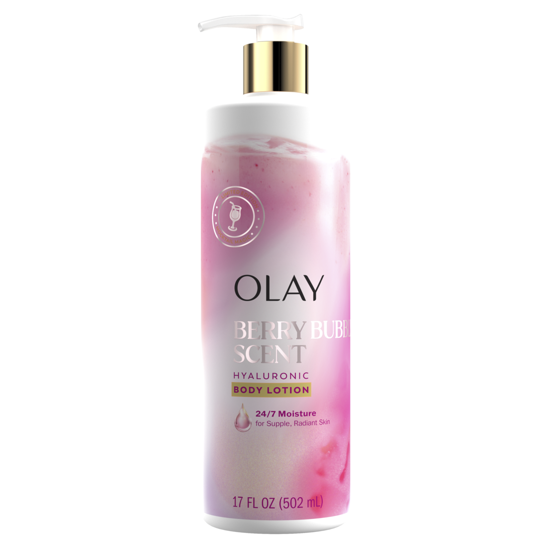 Olay Berry Buddly Hyaluronic Intensely Hydrating Body Lotin - 17oz/6pk