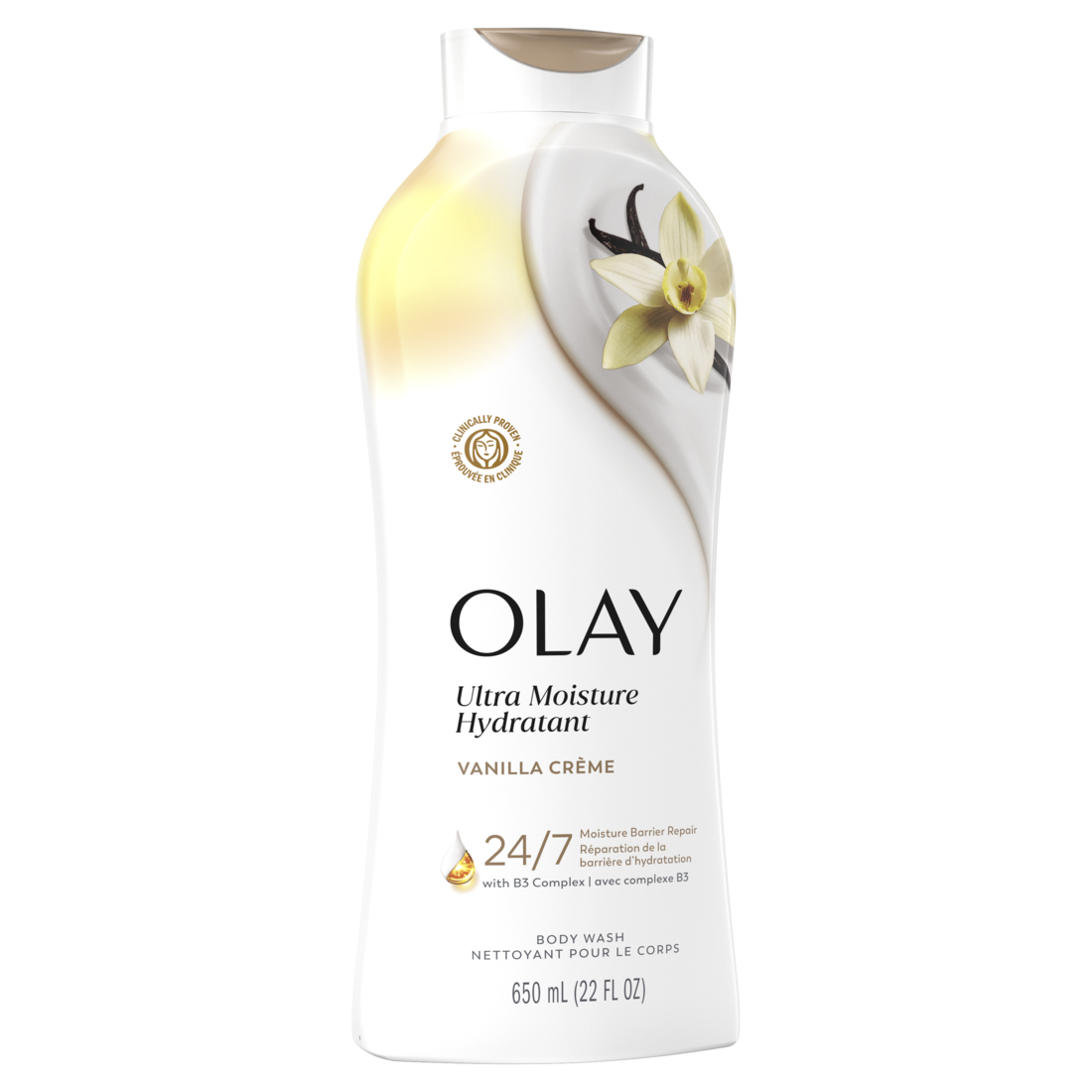 Olay Ultra Moisture Body Wash with Vanilla Creme Vitamin B3 and Hyaluronic Blend - 22oz/4pk
