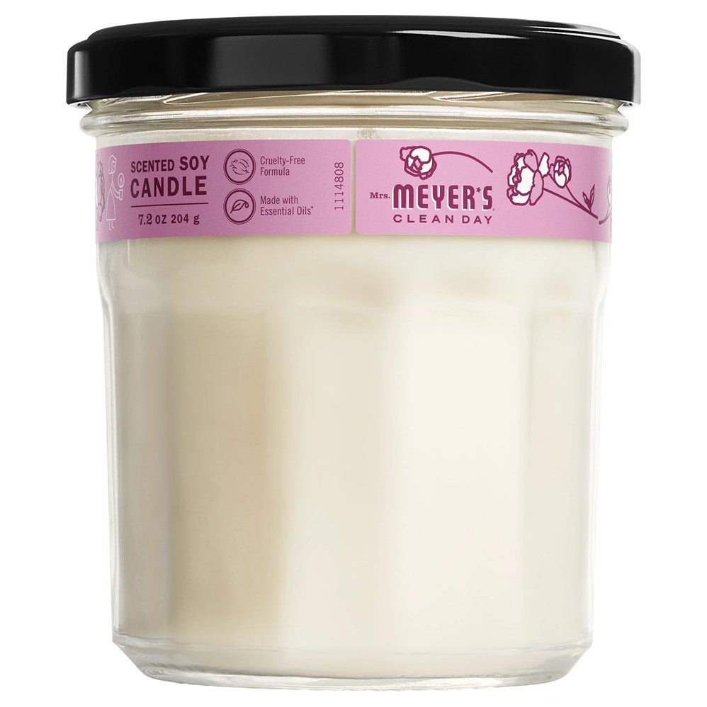 Mrs. Meyer's Large Soy Candle Peony - 7.2oz/6pk