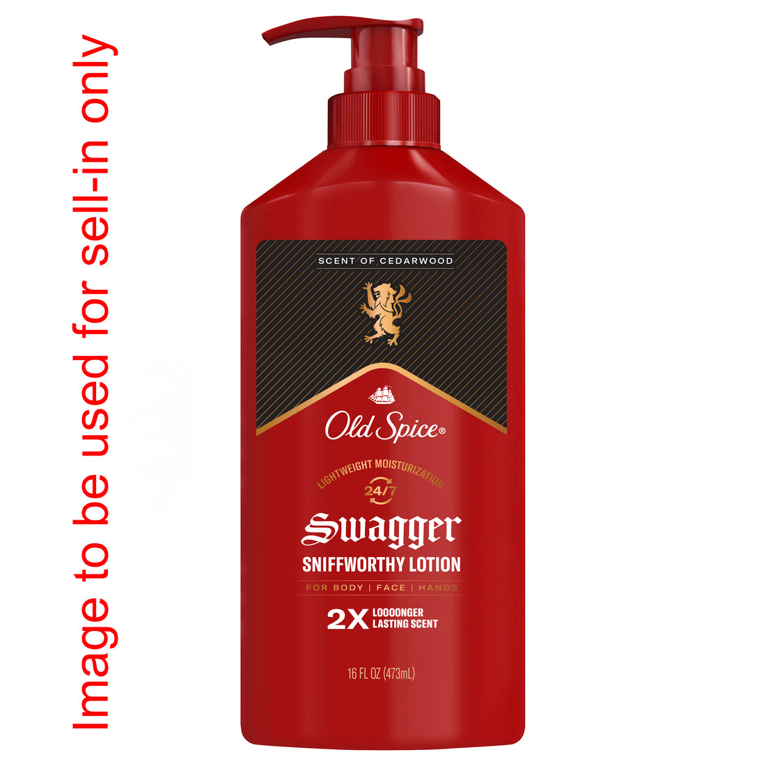 Old Spice Hand and Body Lotion for all skin types with Amazing Swagger Scent of Cedarwood Instant Absorption - 16oz/6pk