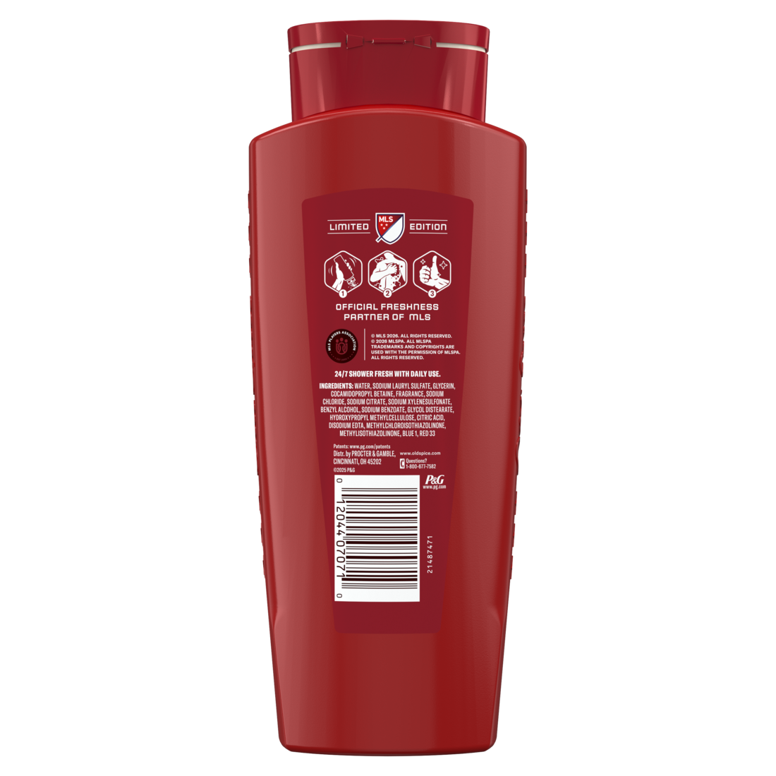 Old Spice Body Wash for Men Victory with Citrus + Success and Long Lasting Scent - 21oz/4pk