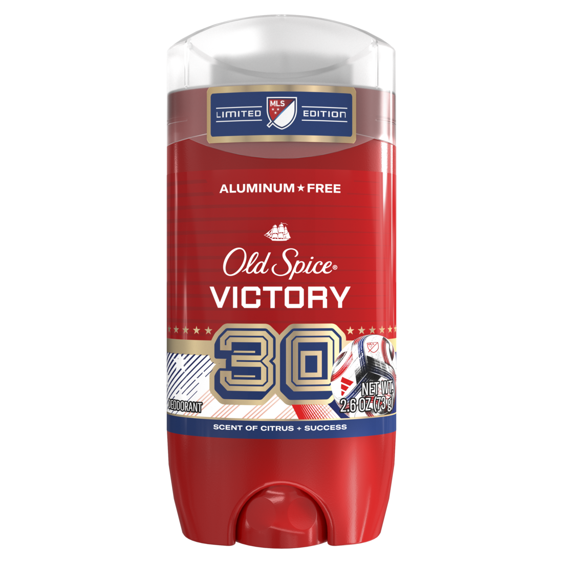 Old Spice Men's Deodorant Victory with Citrus + Success Aluminum Free and Lasting Odor Protection and Limited Edition Collection - 2.6oz/12pk