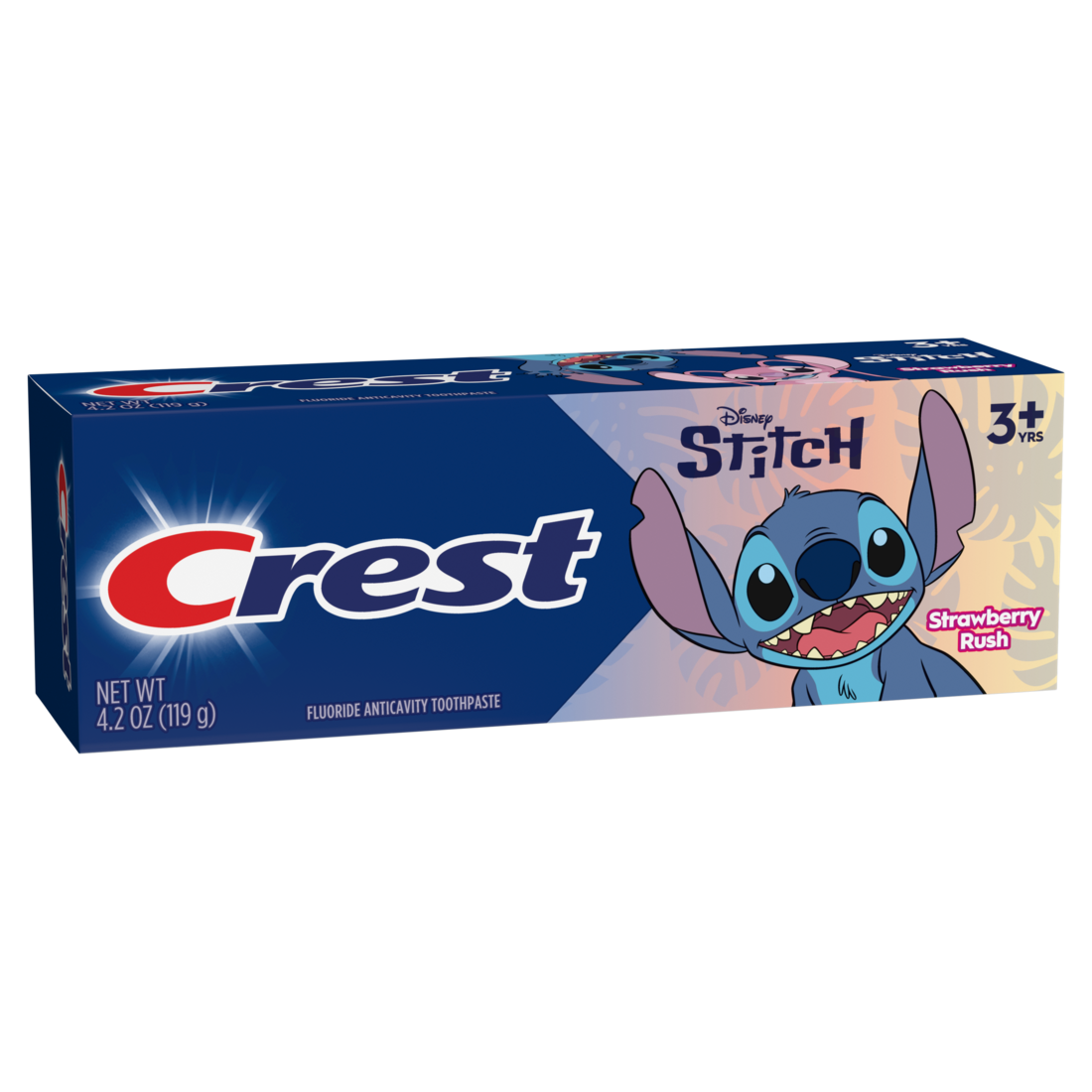 Crest Kid's Cavity Protection Toothpaste featuring Disney Stitch with Strawberry Flavor For Ages 3+ - 4.2oz/24pk