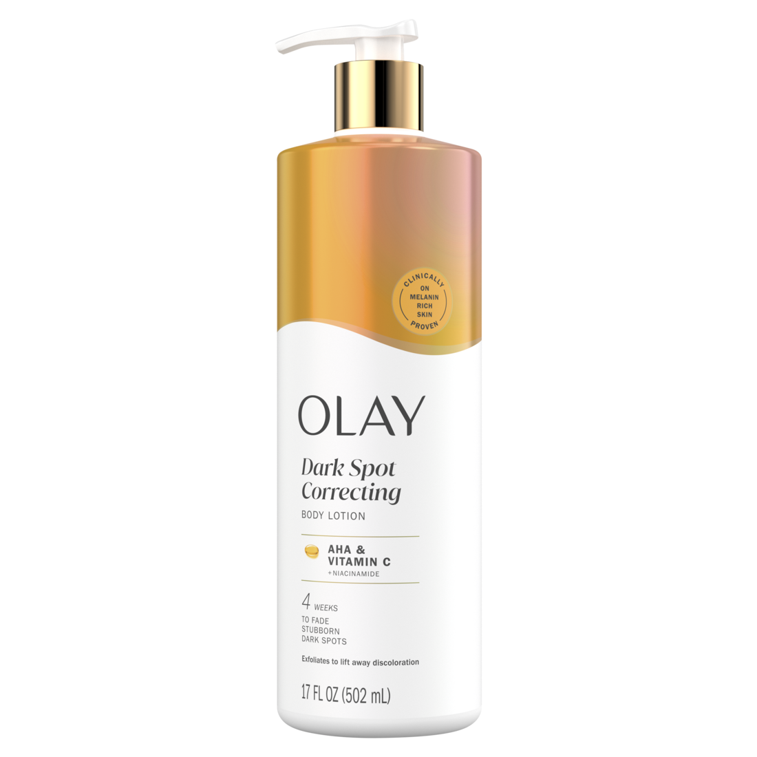Olay Dark Spot Correcting Body Lotion with AHA Vitamin C and Niacinamide Exfoliating Body Lotion - 17oz/6pk