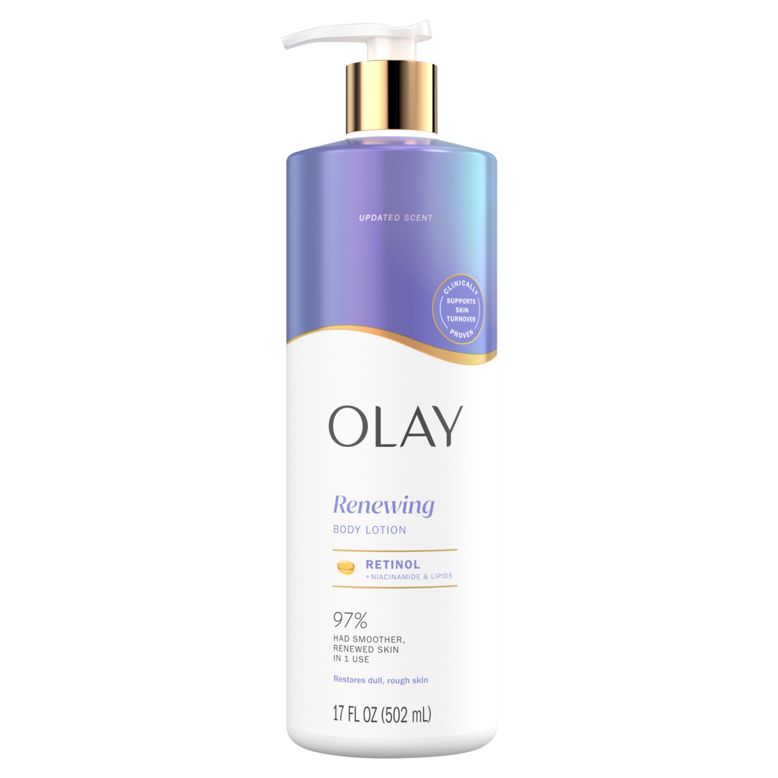 Olay Renewing Body Lotion with Retinol Body Lotion for Smoother Skin - 17oz/6pk