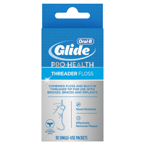 Oral-B Glide Pro-Health Threader Floss - 30ct/48pk