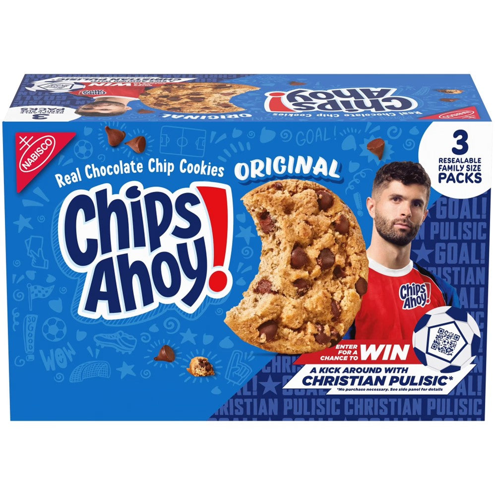 Nabisco BLUE CHIPS AHOY-18.2oz/3pk