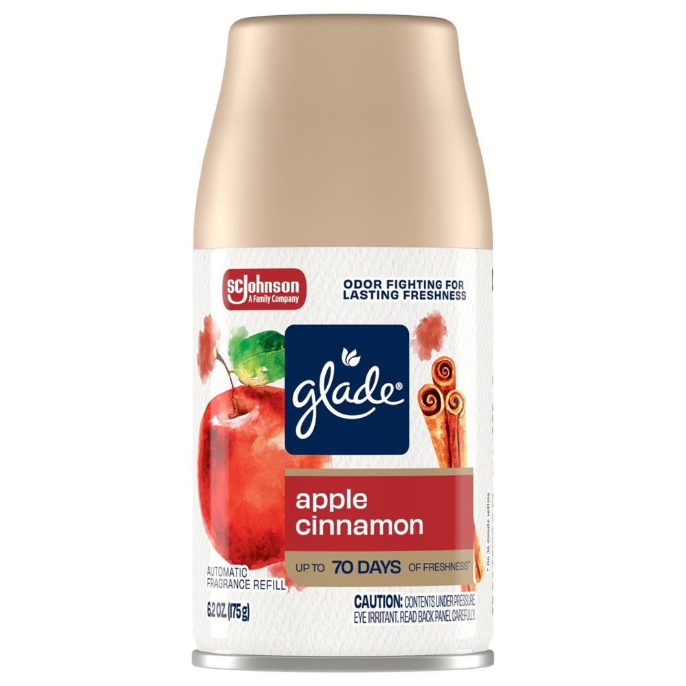 Glade Automatic Spray Refill Apple Cinnamon - 6.2oz/4pk
