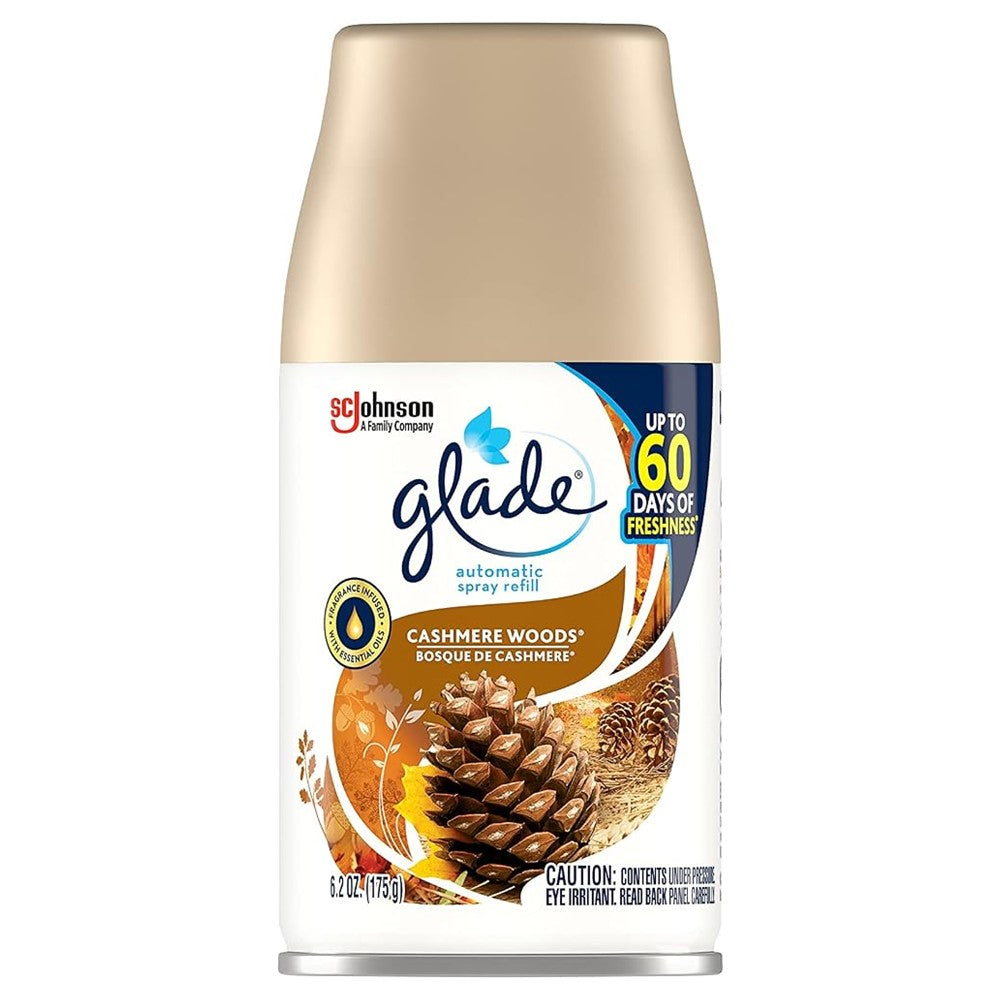 Glade Automatic Spray Refill Cashmere Woods - 6.2oz/4pk