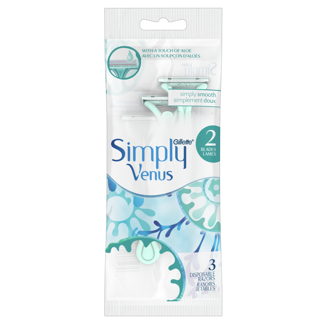 Gillette Simply Venus 2 Disposable Razors - 3ct/16pk