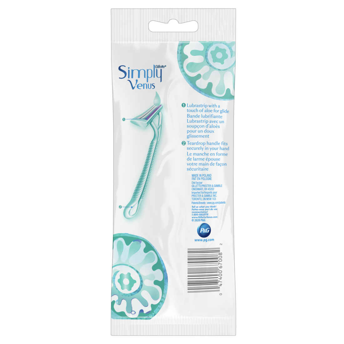 Gillette Simply Venus 2 Disposable Razors - 3ct/16pk