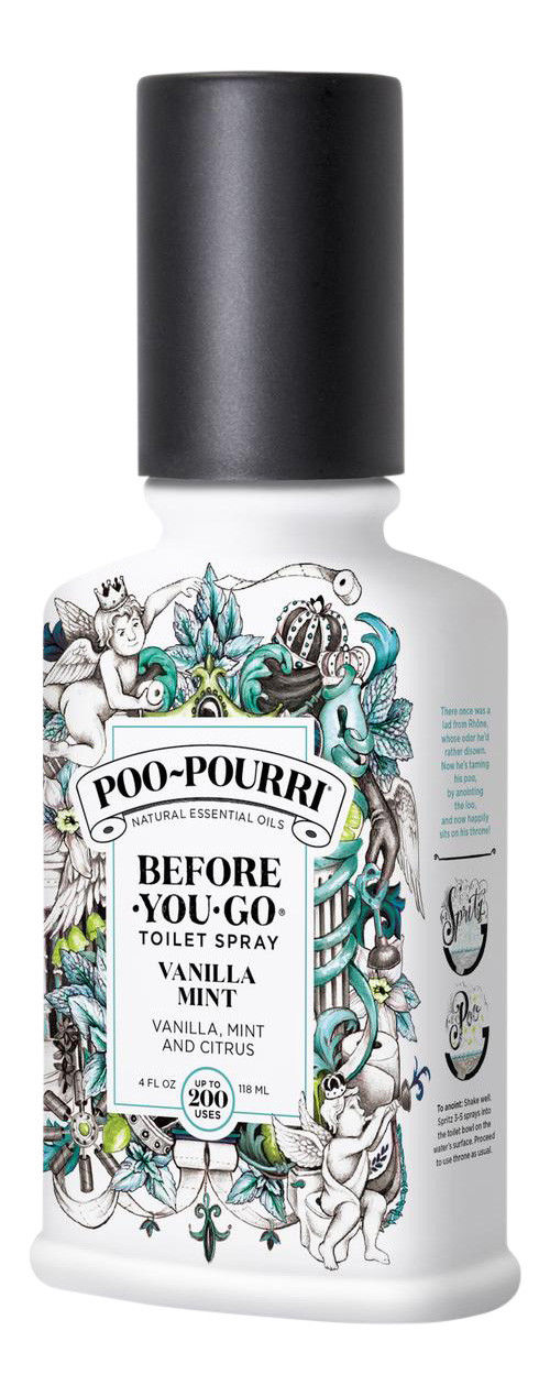 Poo Pourri Before-You-Go Toliet Spray Vanilla Mint - 4oz/72pk