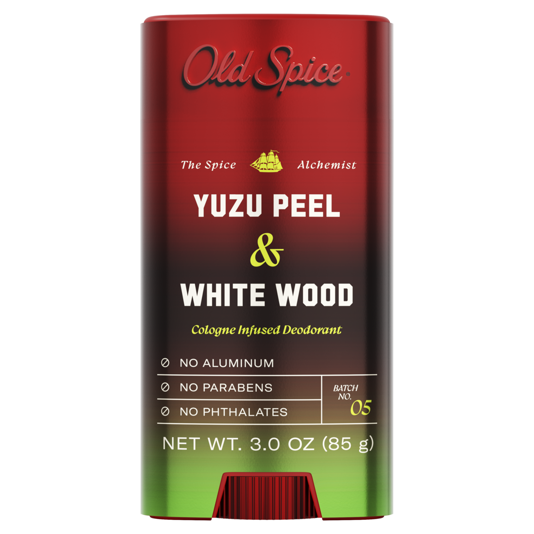 Old Spice Deodorant for Men The Spice Alchemist Collection Cologne Infused Signature Scent Yuzu Peel and White Wood Scent No Trade Offs Crafted for Compliments - 3oz/12pk