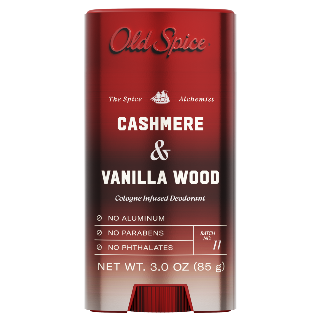 Old Spice Deodorant for Men The Spice Alchemist Collection Cologne Infused Signature Scent Cashmere and Vanilla Wood Scent No Trade Offs Crafted for Compliments - 3oz/12pk