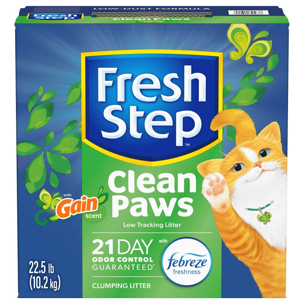 Fresh Step Clean Paws Gain Scented - 22.5lb/1pk