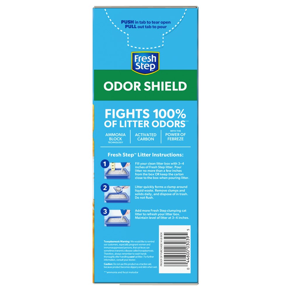 Fresh Step Odor Shield Scented - 14lb/3pk