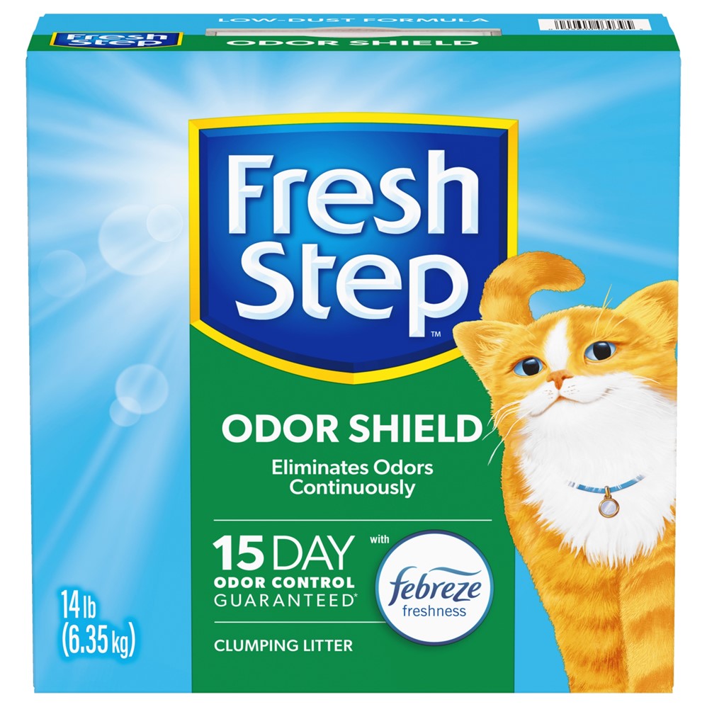 Fresh Step Odor Shield Scented - 14lb/3pk