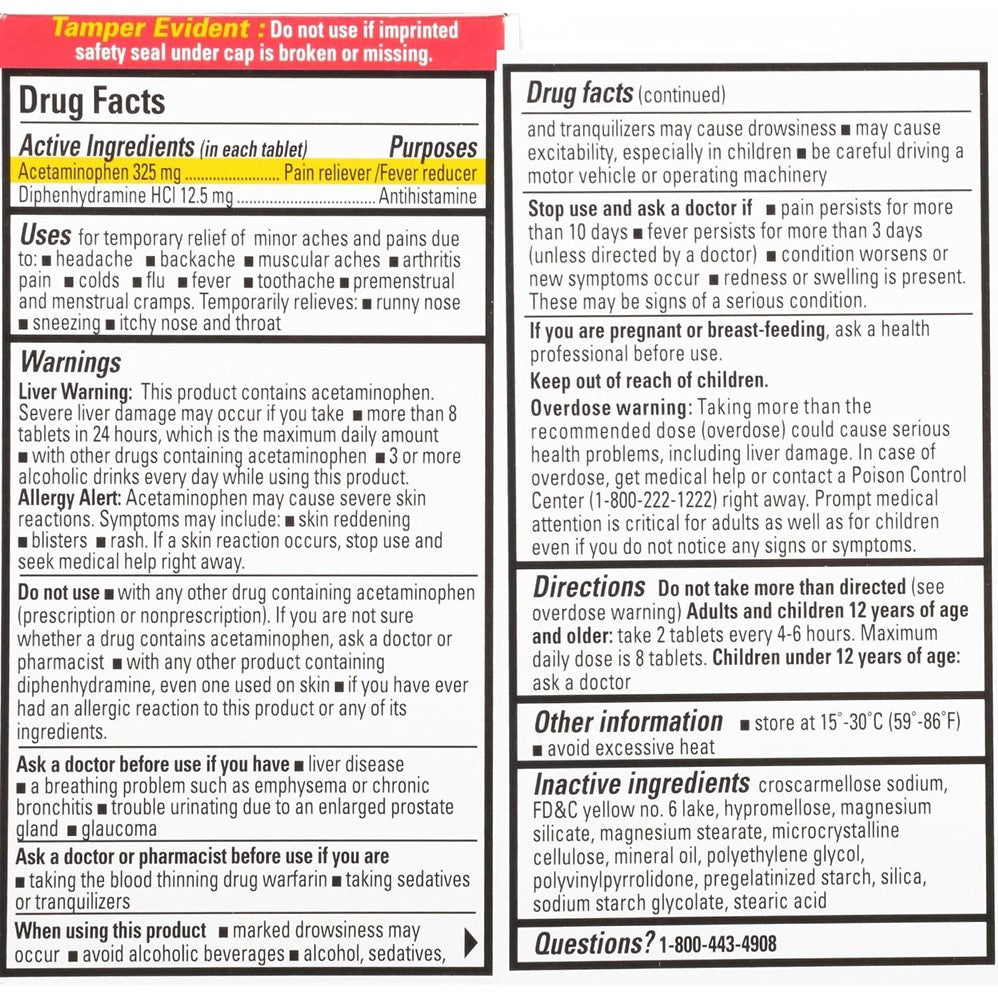 Percogesic Original Strength Pain Relief - 90ct/24pk