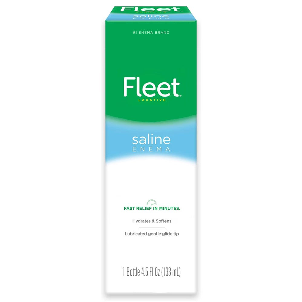 Fleet Laxative Saline Enema Adult Single - 4.5oz/48pk