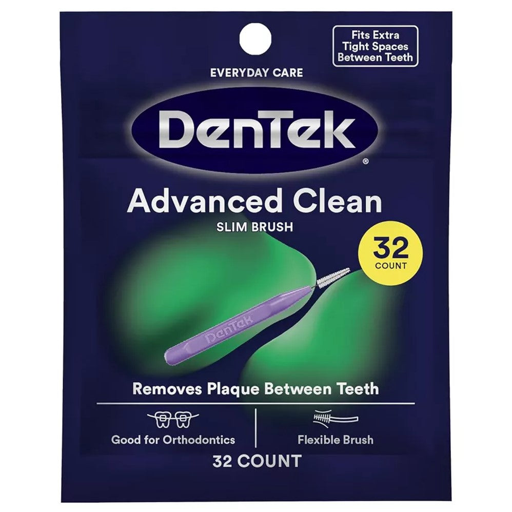 Dentek Slim Brush Interdental Cleaners - 32ct/6pk