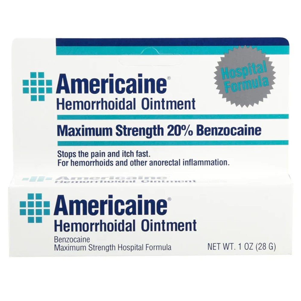 Americaine Hemorrhoidal Ointment - 1oz/24pk