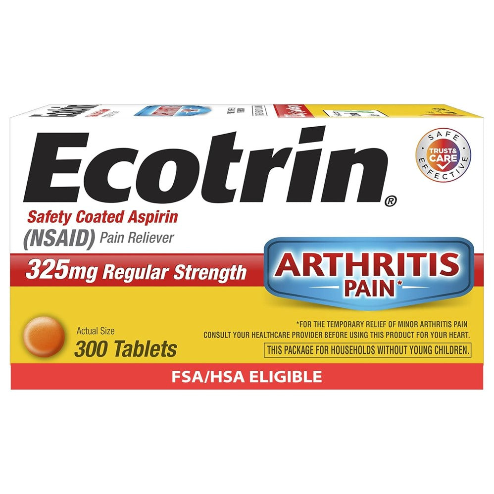 Ecotrin Regular Strength 325mg - 300ct/12pk