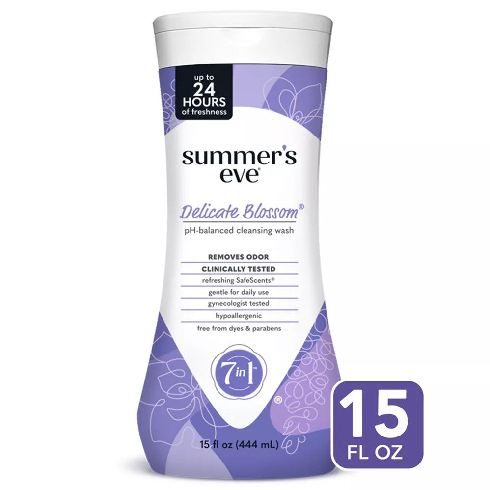 Summer's Eve Delicate Blossom Feminine Cleansing Wash - 15oz/12pk