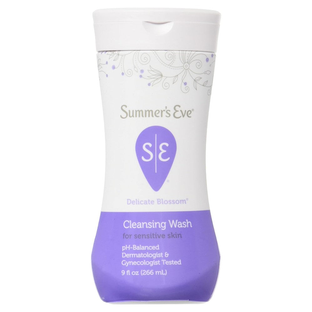 Summer's Eve Feminine Wash For Sensitive Skin Delicate Blossom - 9oz/12pk