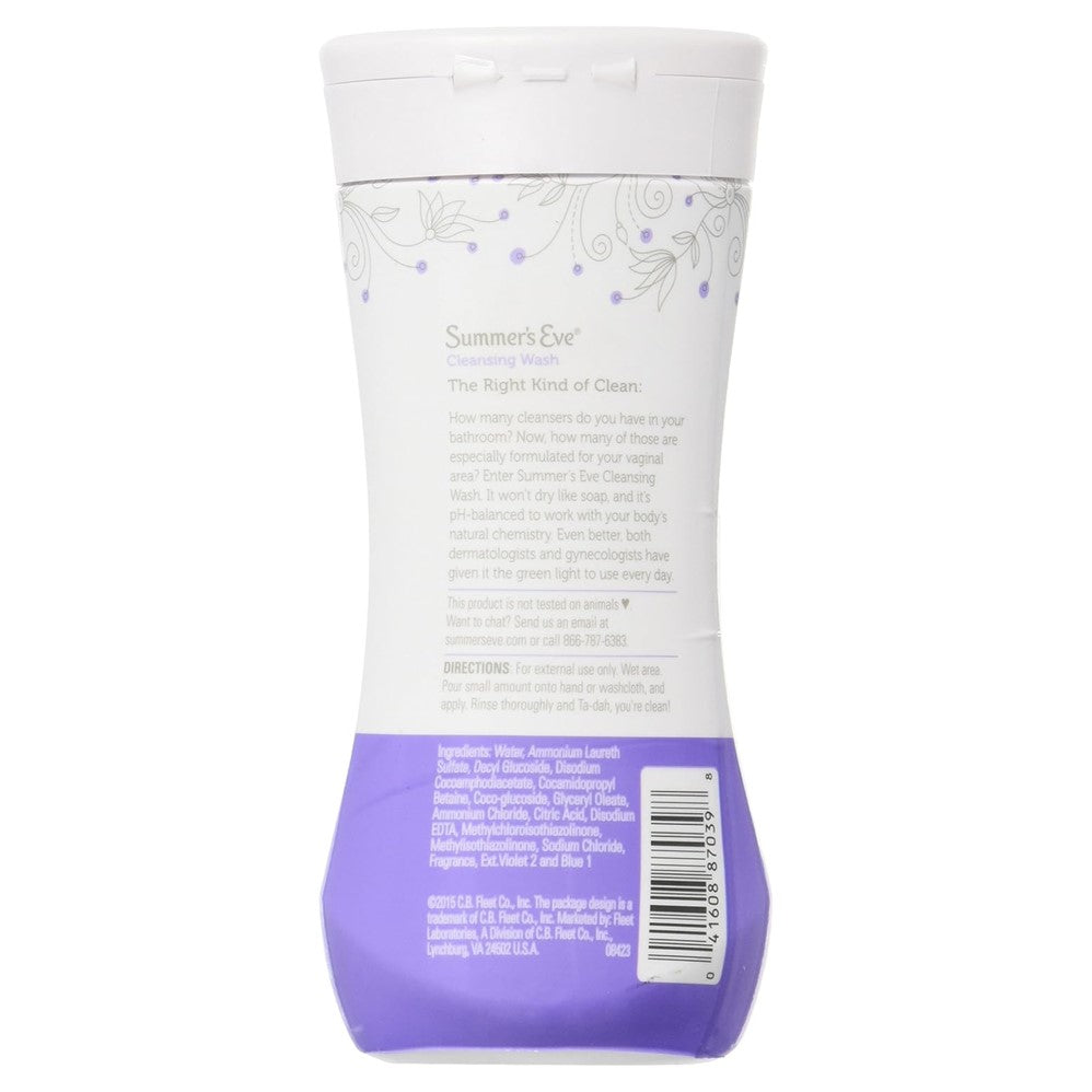 Summer's Eve Feminine Wash For Sensitive Skin Delicate Blossom - 9oz/12pk