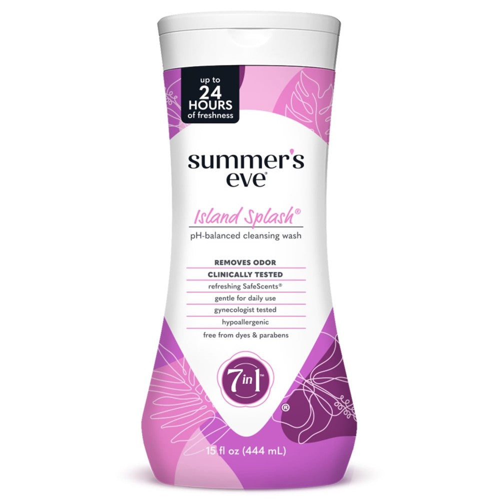 Summer's Eve Sensitive Skin Cleansing Wash Island Splash - 15oz/12pk