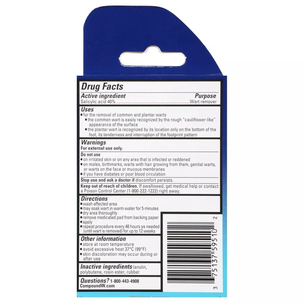 Compound W Maximum Strength One Step Pads - 14ct/12pk