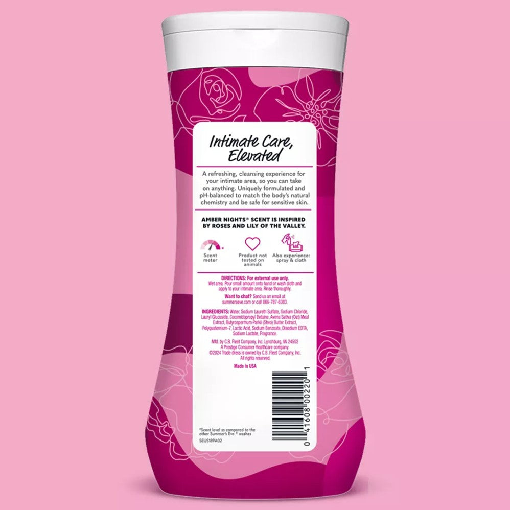 Summer's Eve Amber Nights Feminine Cleansing Wash - 15oz/12pk