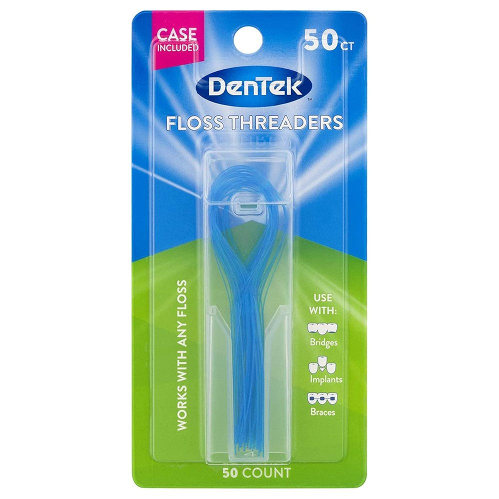 Dentek Floss Picks Interdental Cleaners Threader - 50ct/36pk