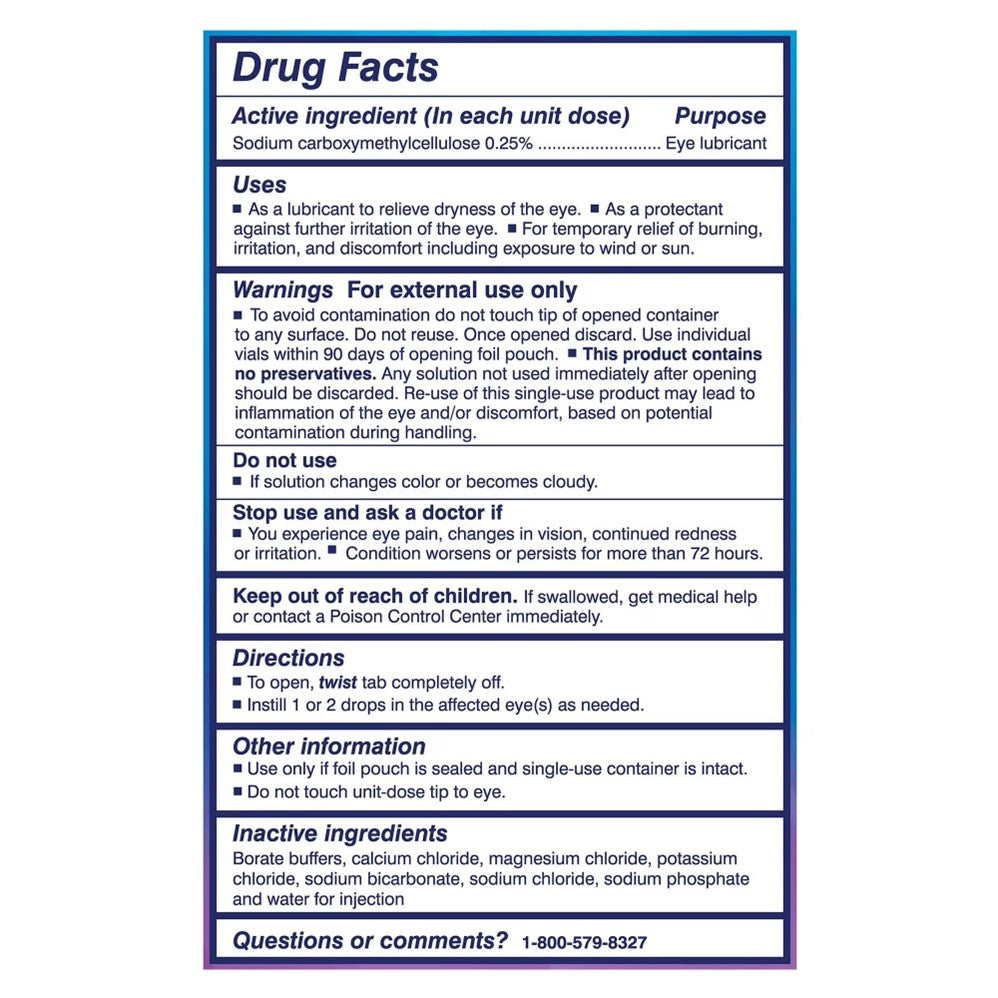 TheraTears Dry Eye Therapy Lubricating Eye Drops Preservative Free Daily Use - 30ct/24pk