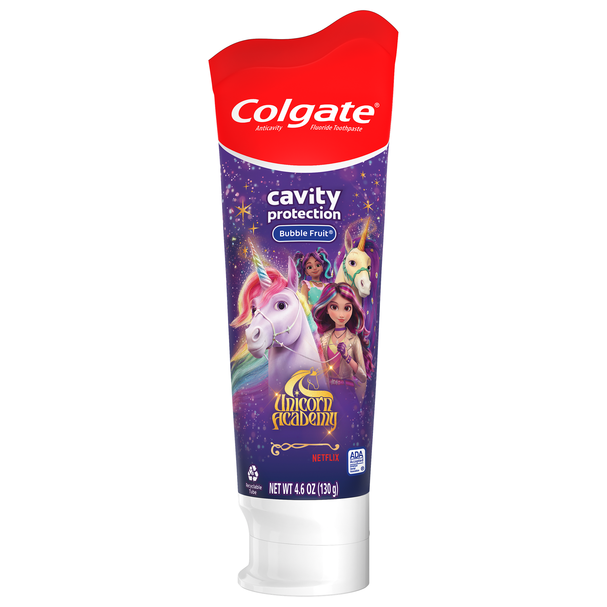 Colgate Kids Unicorn Academy Toothpaste with Fluoride Mild Bubble Fruit Flavor - 4.6oz/12pk