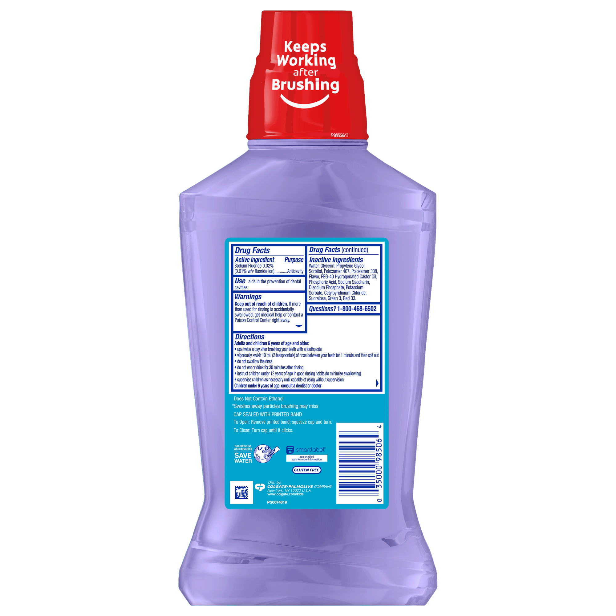 Colgate Kids Anticavity Unicorn Mouthwash Unicorn - 16.9OZ/6PK