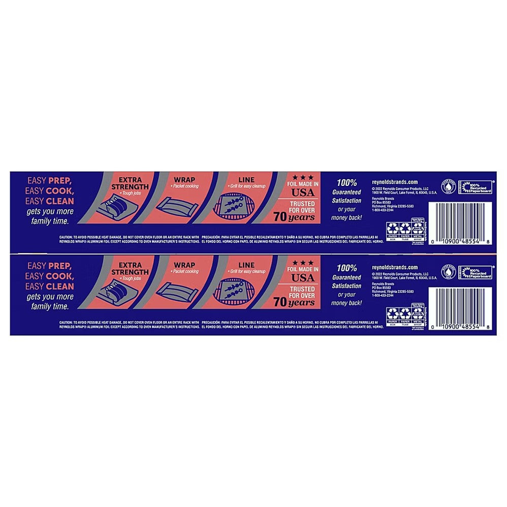 Reynolds Wrap Heavy Duty Aluminum Foil - 150sqft/2pk