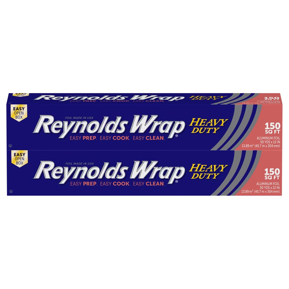 Reynolds Wrap Heavy Duty Aluminum Foil - 150sqft/2pk