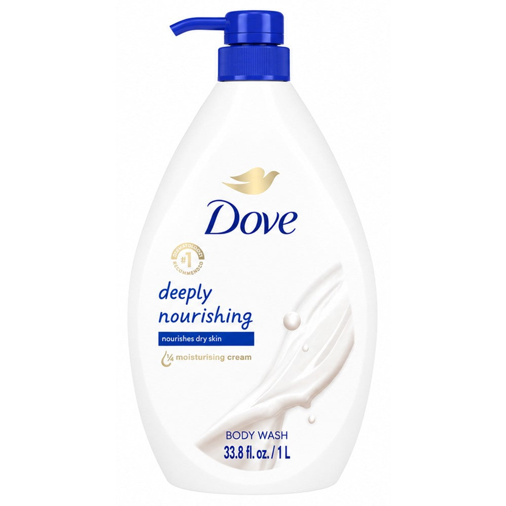 Dove Deeply Nourishing Mourishes Dry Skin Moisturising Cream - 33.8oz/1L/12pk