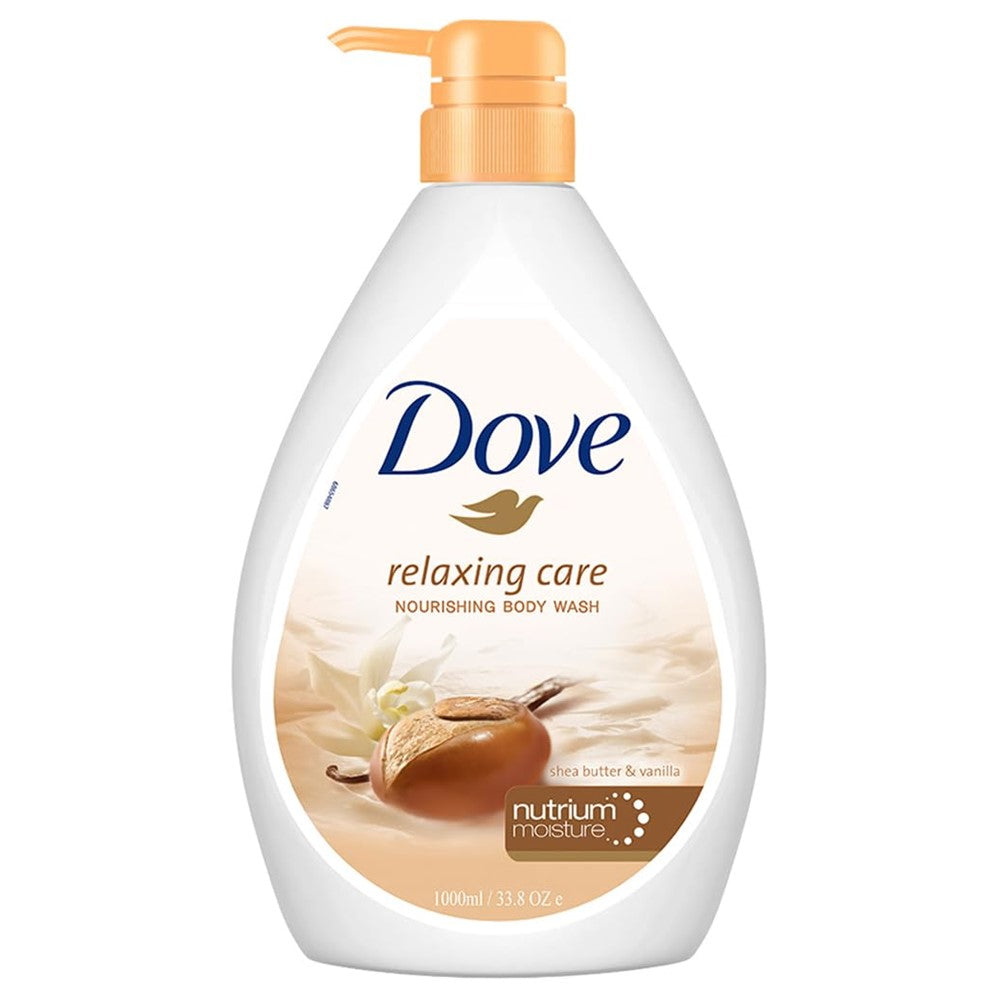 Dove Relaxing Care Nourishing Body Wash Shea Butter & Vanilla - 33.8oz/1L/12pk