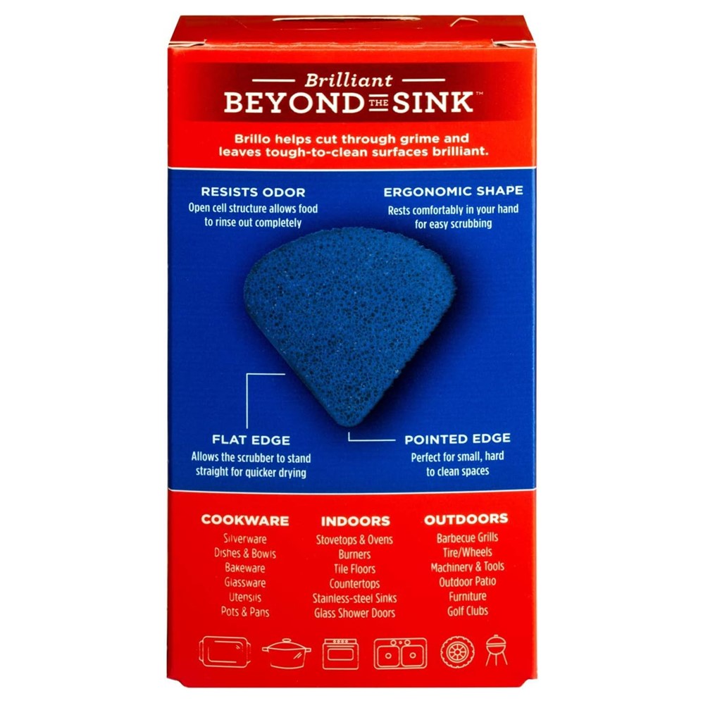 Brillo Scrub Max Original All-Purpose Scrub Sponge - 2ct/6pk