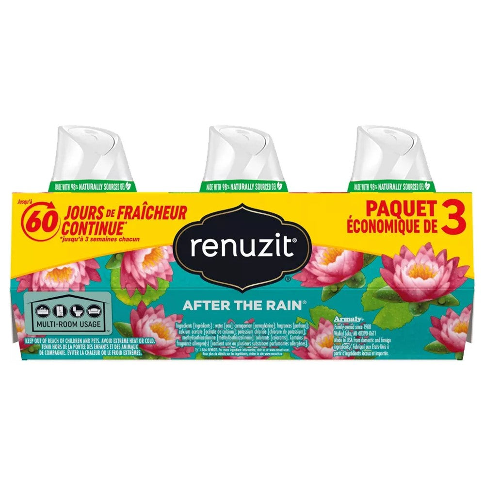 Renuzit Adjustable Air Freshener After the Rain - (3x7.0)oz/4pk