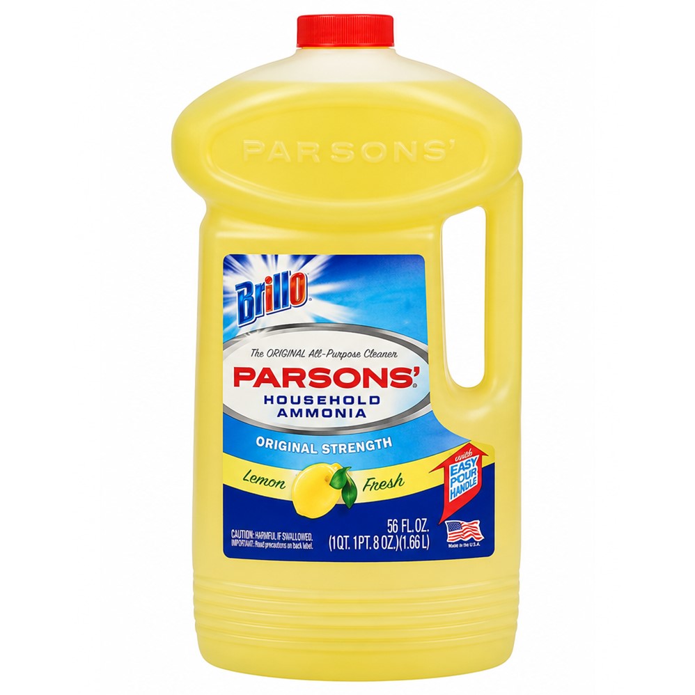 Brillo Parsons' Lemon Ammonia - 56oz/9pk