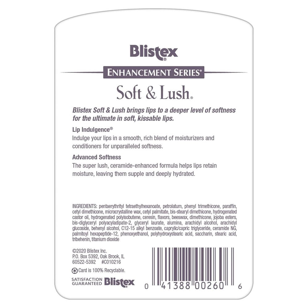 Blistex Soft & Lush - 0.13oz/6pk